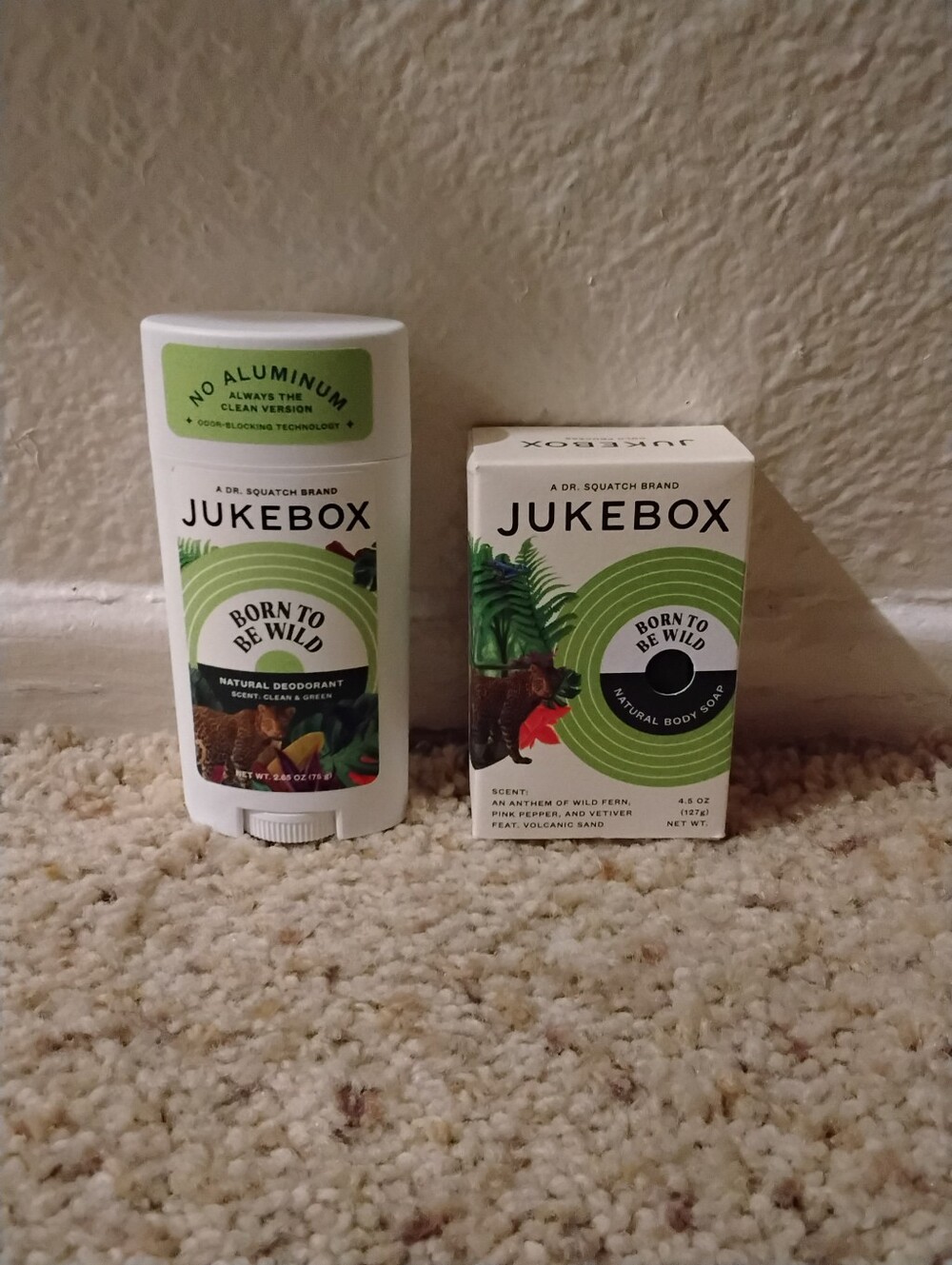 Jukebox body wash soap bar and deodorant set - Born To Be Wild - NEW!